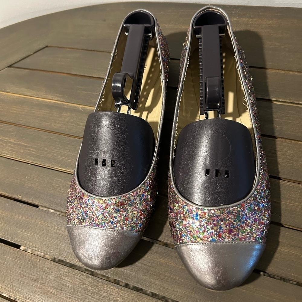 {I.N.C.} Multicolored Sequin Glitter Flats